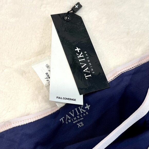 NWT Tavik Jayden Full Swim Bikini Bottom Color Blocked Cobalt - XS - Picture 3 of 8